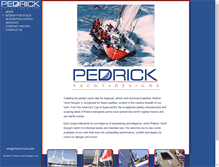 Tablet Screenshot of pedrickyacht.com